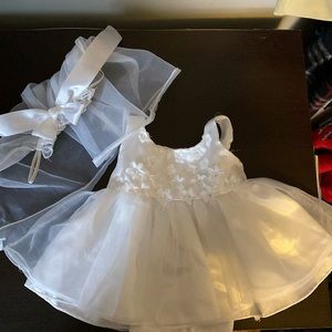 Build A Bear Wedding dress and veil